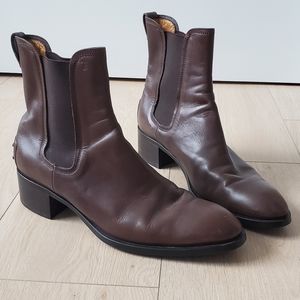 Tods brown leather Chelsea Boot Size 11